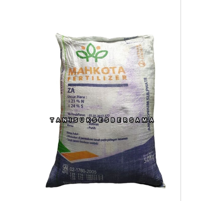 Pupuk mahkota ZA 1 kg (sumber nitrogen tanaman)