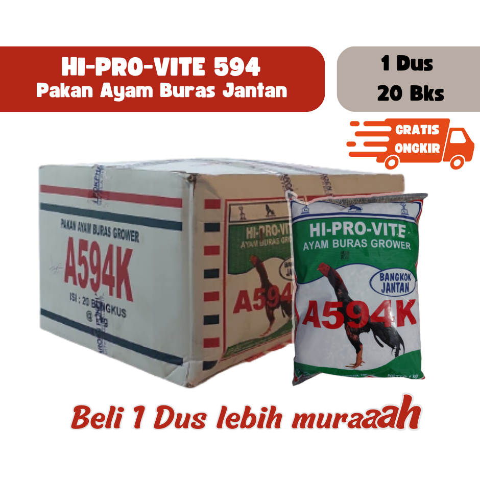 A594K Pokphand HI-PRO-VITE kampel voer pakan ayam Bejo Ternak