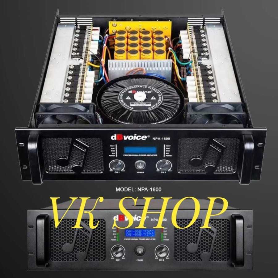 Power dB Voice NPA 1600 / NPA1600 Amplifier Class GB Original Dbvoice
