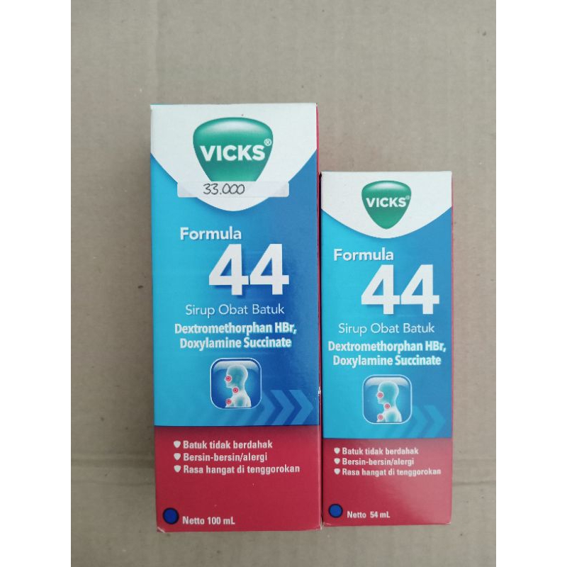 Vick Formula 44 Dewasa Sirup Obat Batuk Kering 54ml 100ml