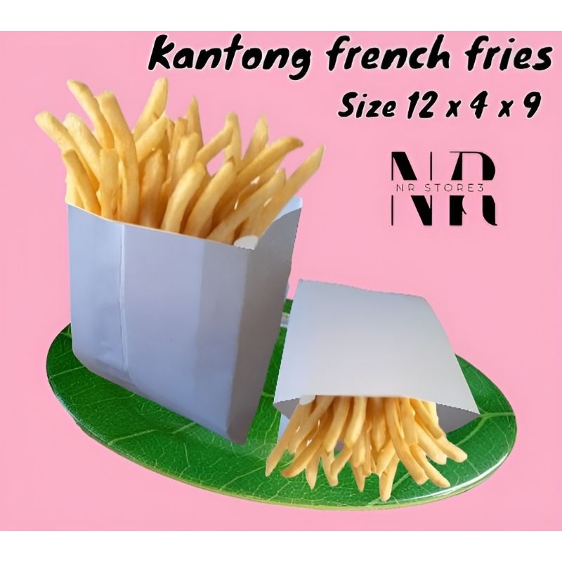 

KANTONG KERTAS FRENCH FRIES/KENTANG GORENG ( 50 pcs )