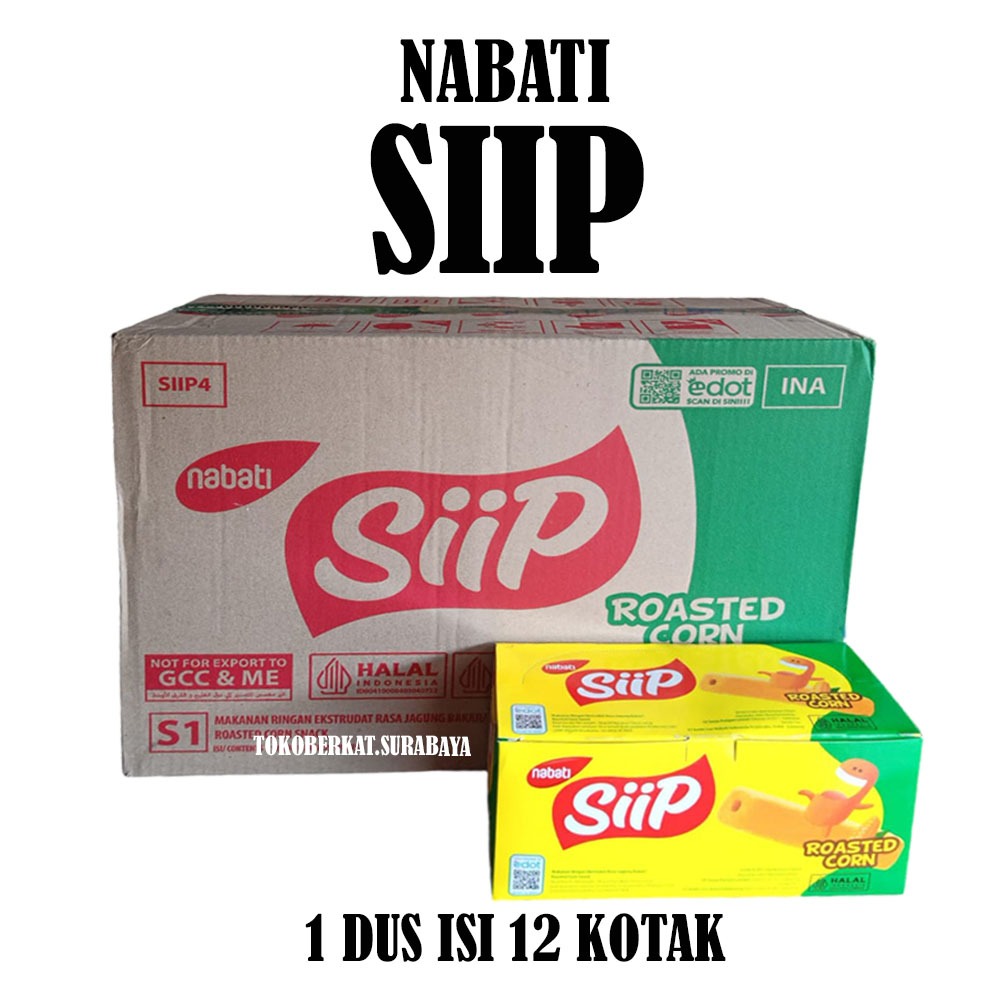 

NABATI SIIP DUS ISI 12 KOTAK