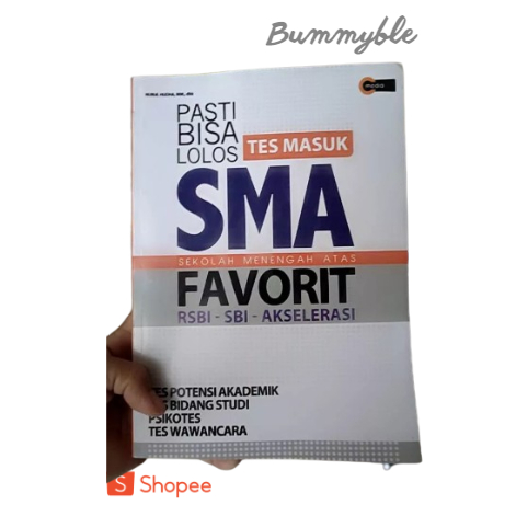 

Buku Pasti Bisa Lolos Tes Masuk SMA Favorit