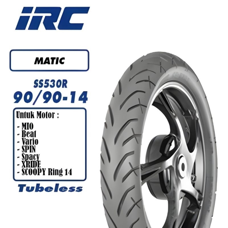 Ban motor matic IRC SS-530R 90/90-14 tubetype (non tubless)