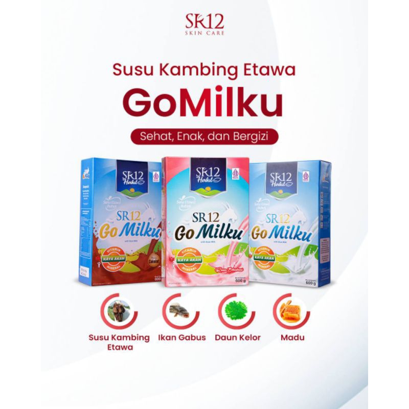 

GOMILKU SR12 SUSU KAMBING ETAWA HALAL 600 GRAM