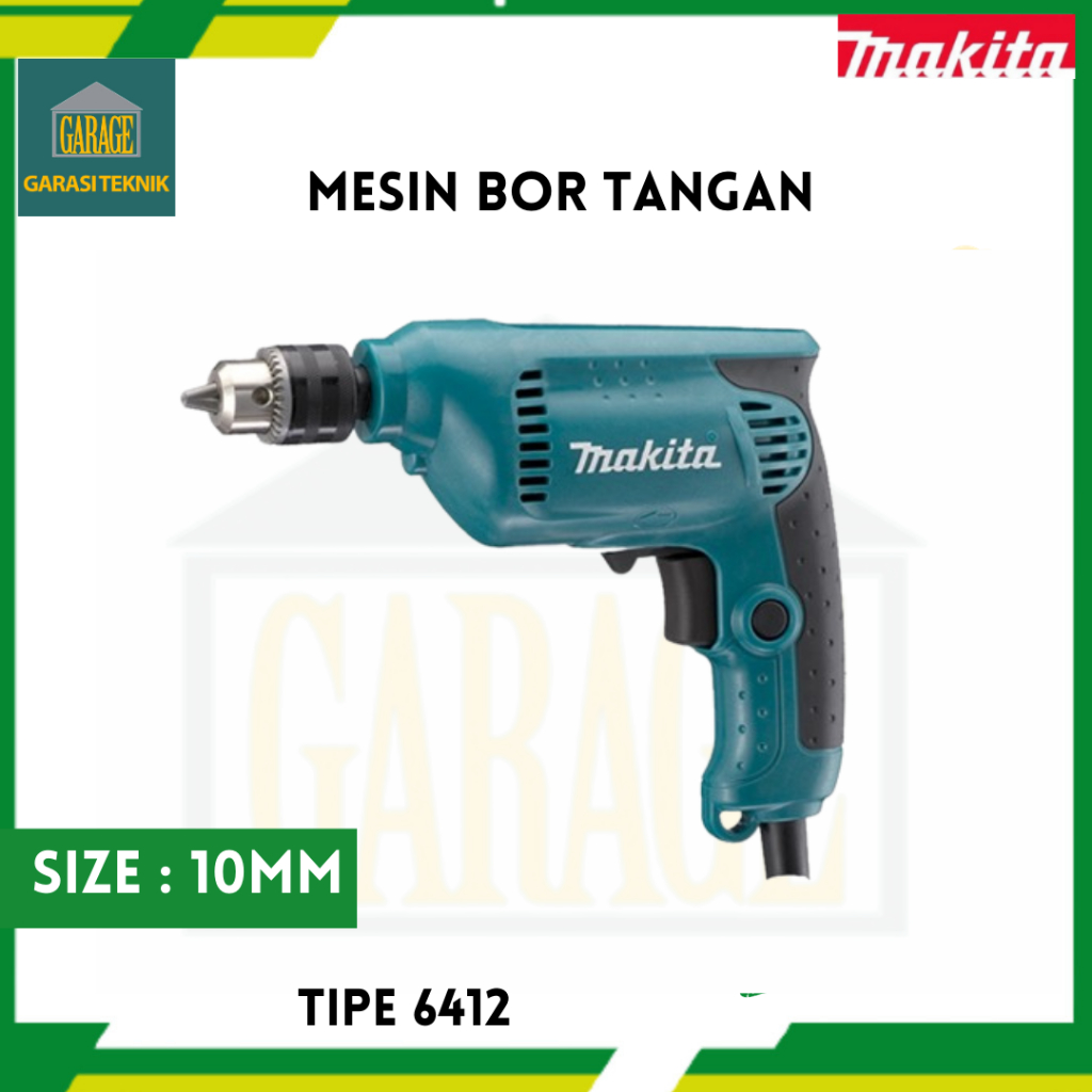 MESIN BOR / HAMMER DRILL TANGAN LISTRIK MAKITA 6412