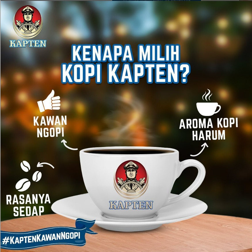 

Kopi Bubuk Cap Kapten 10Pcs