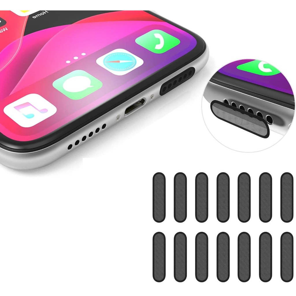 2024 70/50 Pcs Sticker Mobile Phone Dustproof Net Stickers Speaker Mesh Anti Dust Proof Stiker Jarin