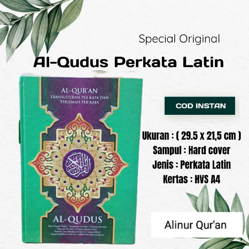 Alquran Al-Qudus Perkata Latin Dan Terjemahan Latin A4
