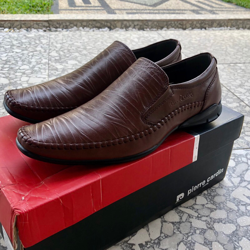 PIERRE CARDIN 9009 SEPATU KULIT FORMAL PRIA COWO FORMAL 39 ORI 100%