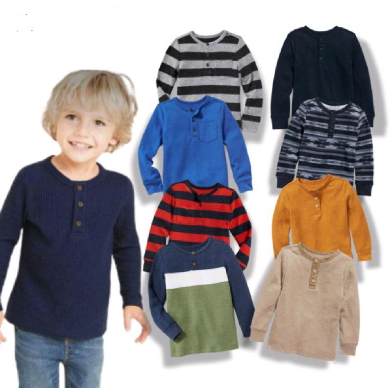 Atasan Waffle Knit // Thermal Knit Branded // Baju Hangat Anak