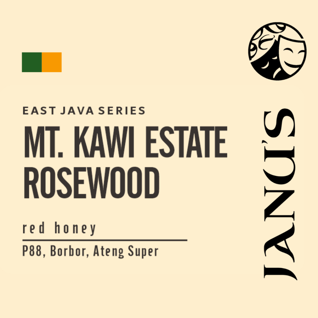 

Roasted Beans Arabica - Mt Kawi Rosewood