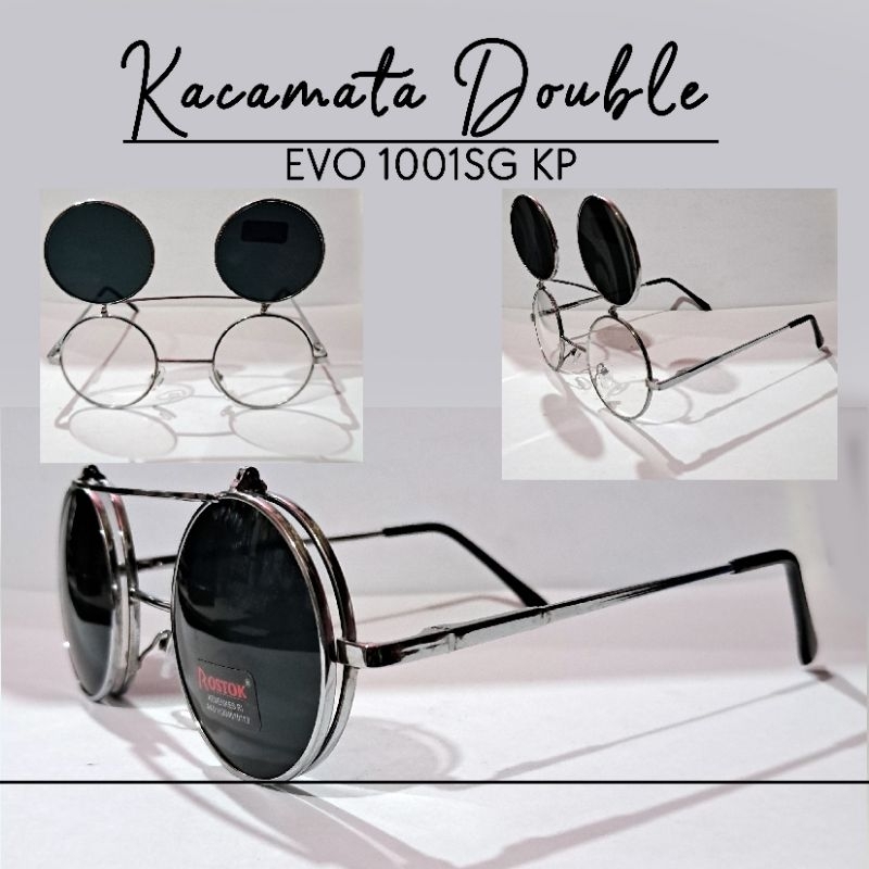 Kacamata Doble lensa kacamata klasik boboho dua lensa