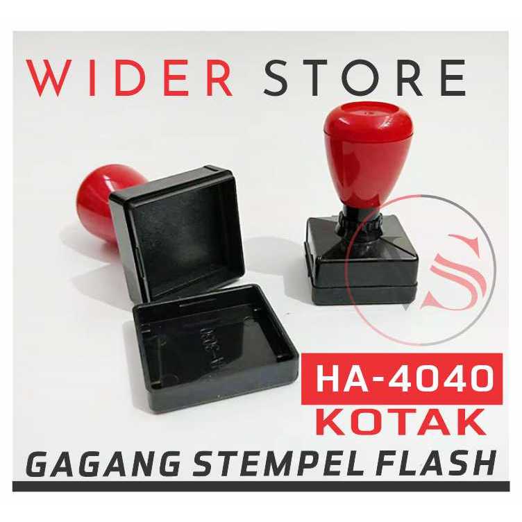 

gagang stempel flash kotak 4040 HA