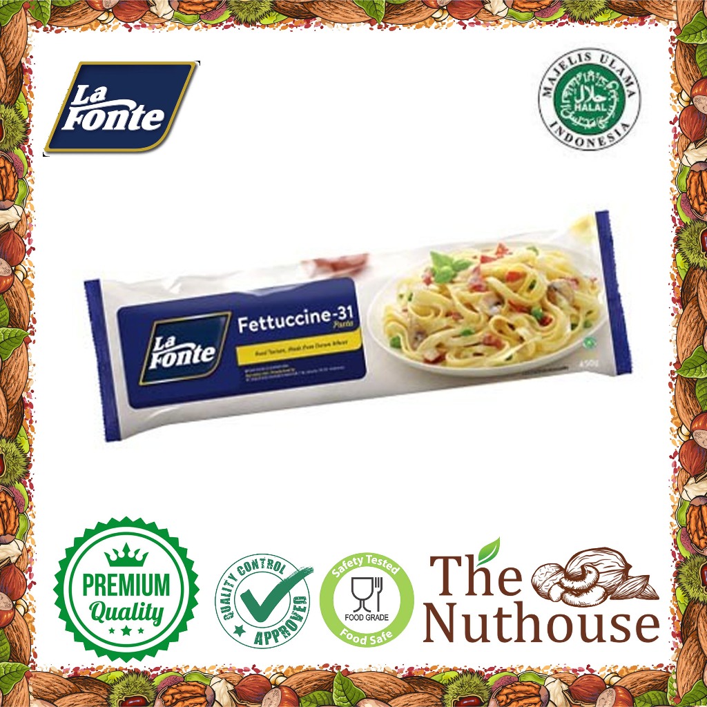 

LA FONTE Fettucine - 31 Pasta 450gr [HALAL]