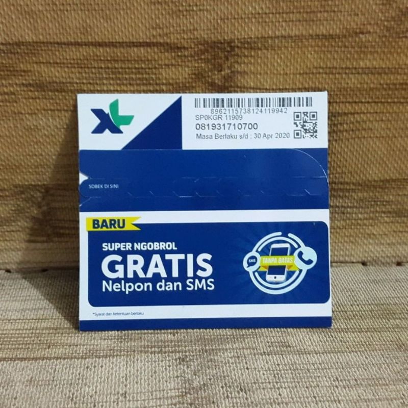 kartu XL kosong expired 1tahun