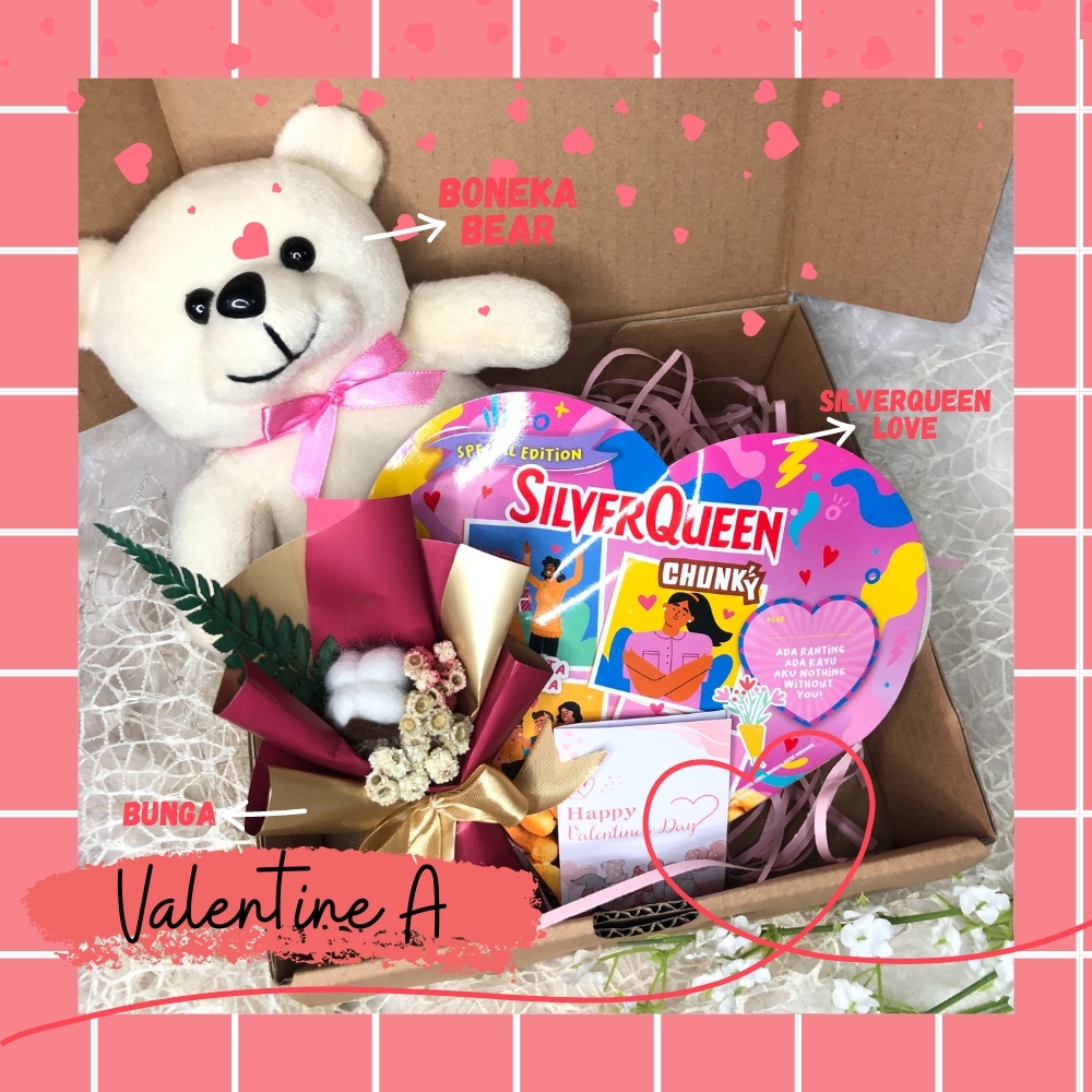 

HAMPERS VALENTINE GIFT COKLAT BONEKA OREO BLACKPINK VALENTEN VALENTIN MURAH CANTIK HEMAT PACAR KESAYANGAN SOLO SURAKARTA SILVERQUEEN LOVE