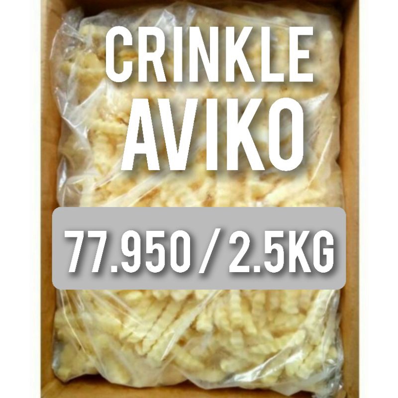 

TERLARIS KENTANG GORENG CRINKLE CUT 2Kg