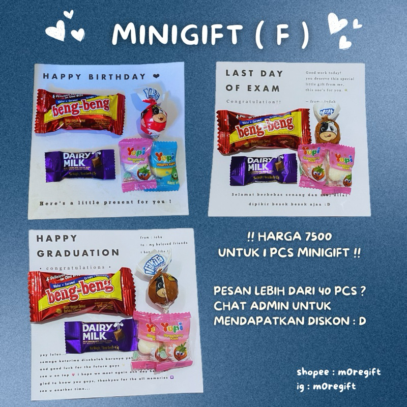 

SNACK MINIGIFT ( F )