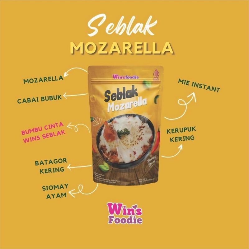 

Seblak Mozarella kemasan 200 g dr