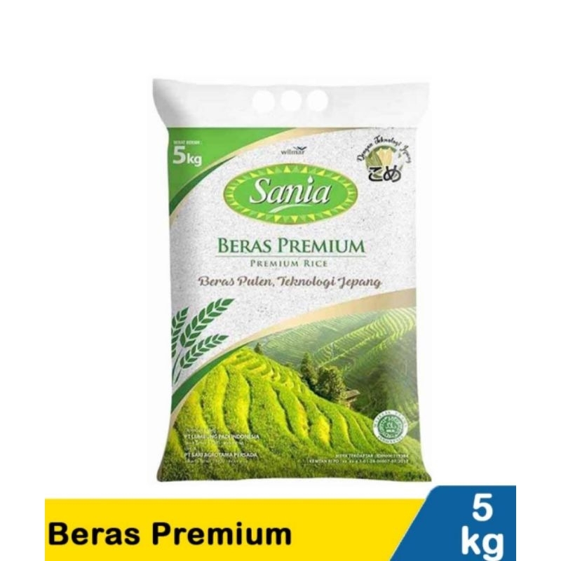 

BERAS PREMIUM SANIA PULEN KEMASAN 5 kg NYAstore