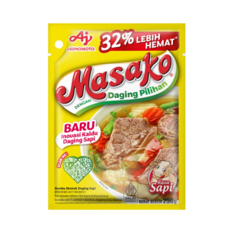 

Masako Rasa Sapi 250gr