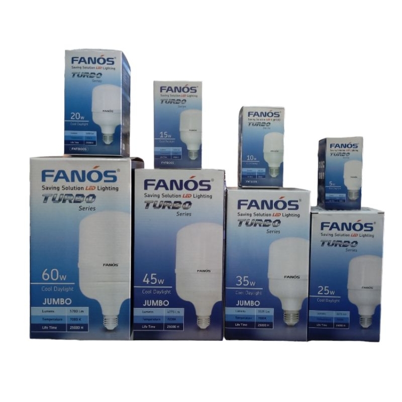 Bohlam Lampu Led Fanos Turbo