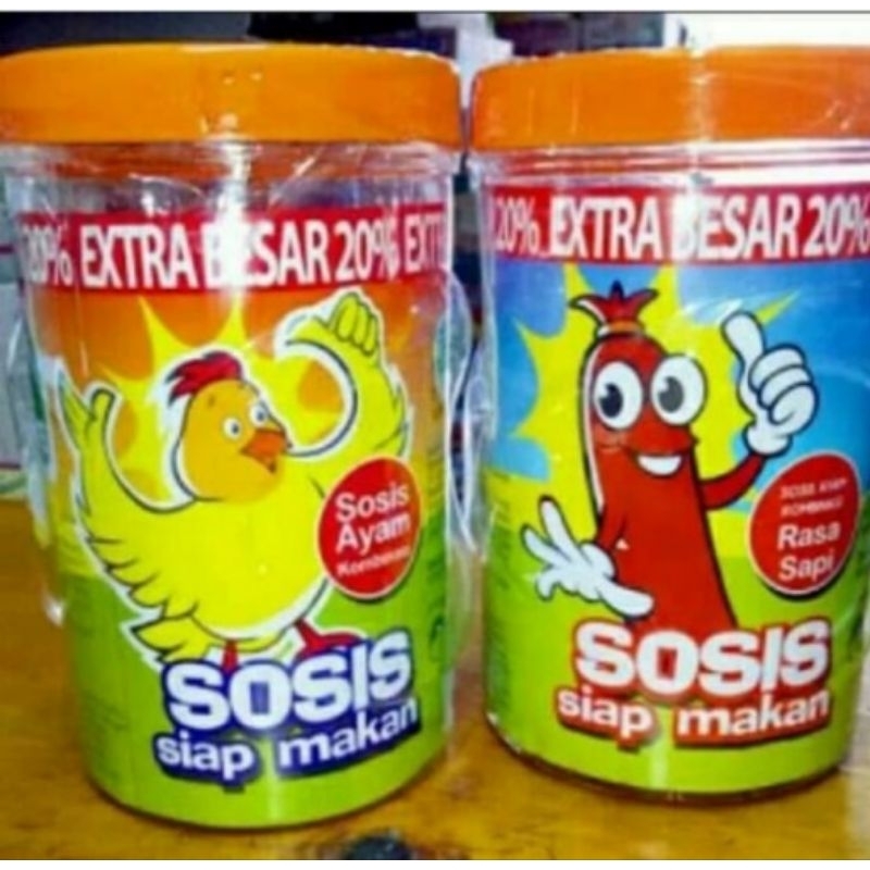 

Sosis siap makan per toples isi 24pcs