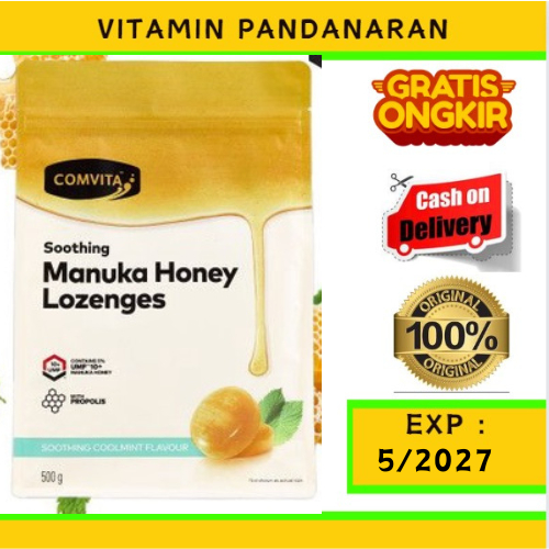

Comvita Manuka Permen Sakit Tenggorokan Coolmint Umf 10+ 12 Lozenges