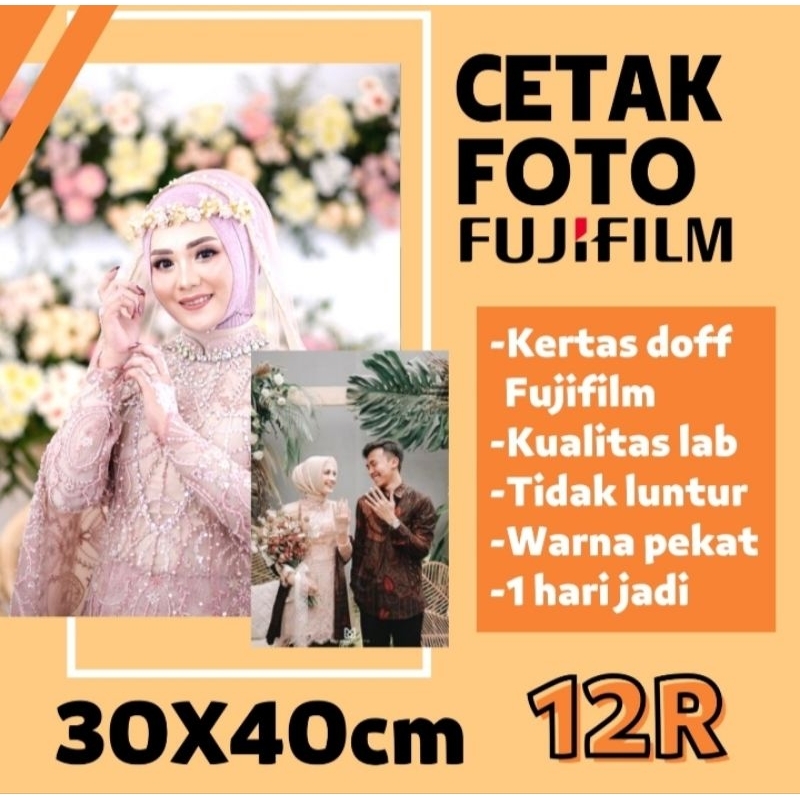 PROMO CETAK FOTO FUJIFILM FRONTIR UKURAN 12r (30X40)
