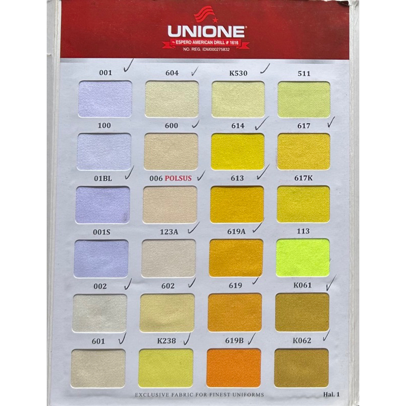 KAIN UNIONE BY ESPERO AMERICAN DRILL #1616