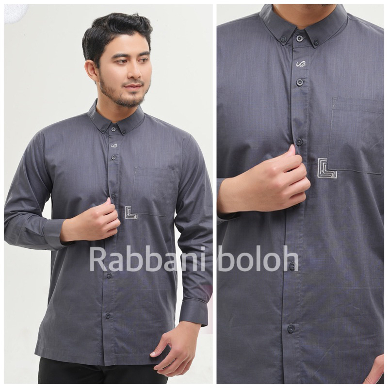 kemko fyaz - kemko couple padamana - baju koko lengan panjang - baju koko berkancing -  baju koko ra