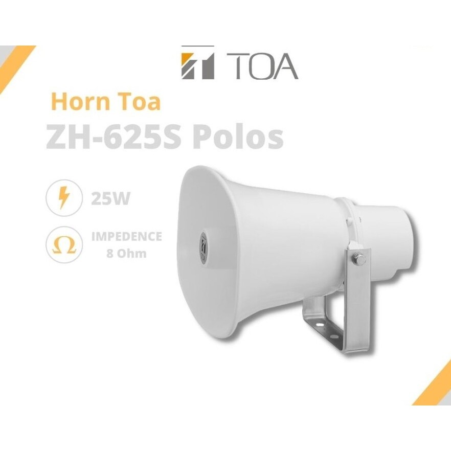 Horn Speaker TOA ZH-625S Paging Horn Speaker