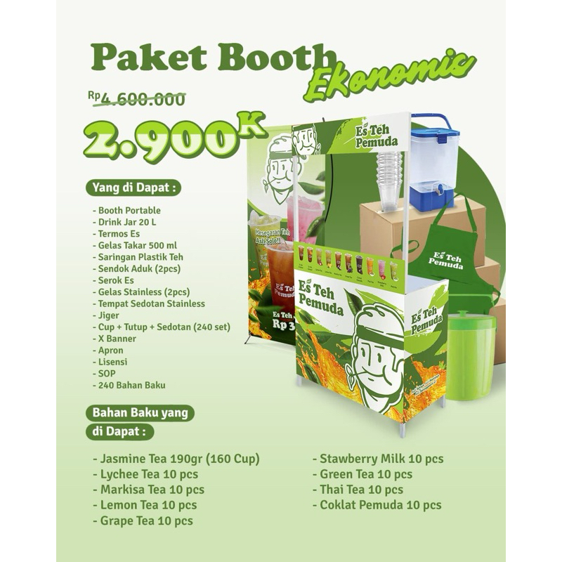 

paket booth ekonomis