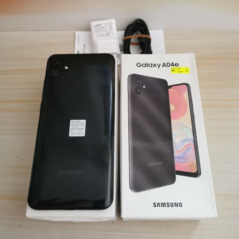 Samsung A04e ram 3GB 32GB Black Bekas - Mulus - Garansi Resmi - second