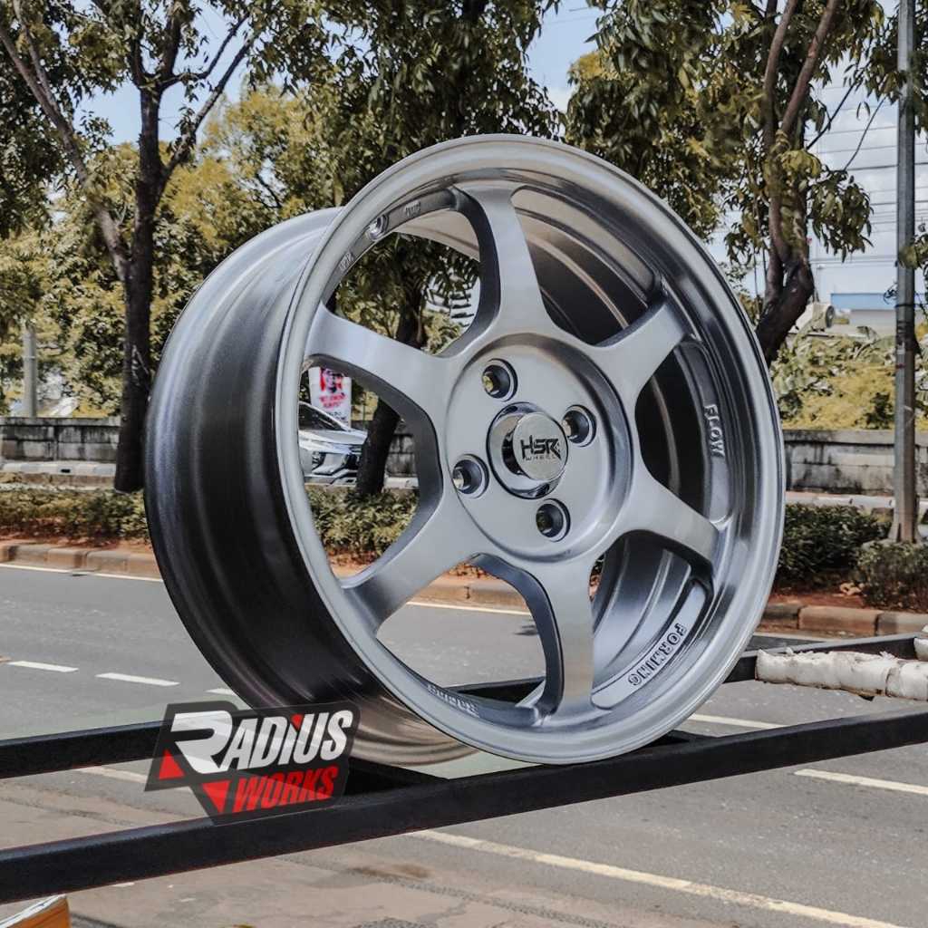 velg mobil enkei tulang ring 15 lobang 4x100 untuk agya sigra ayla brio mobilio dll