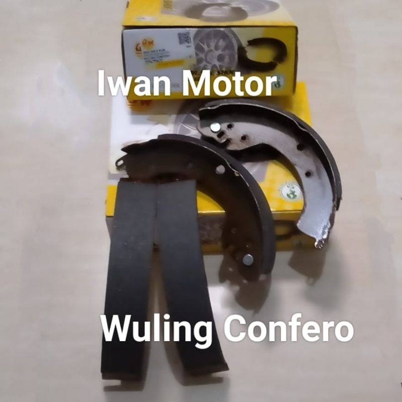 1 Set Kampas Rem Belakang Tromol Wuling Confero S