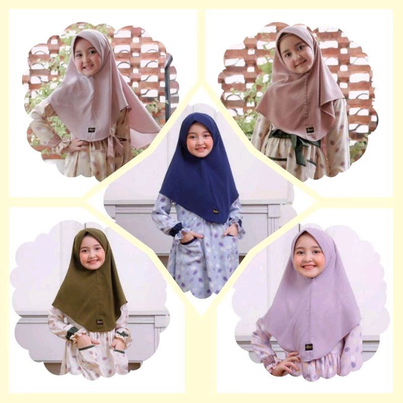 jilbab Chila Kids Michan Kerudung Bergo Anak Kerudung Instan Anak Kerudung Instan anak  bahan Wolfis