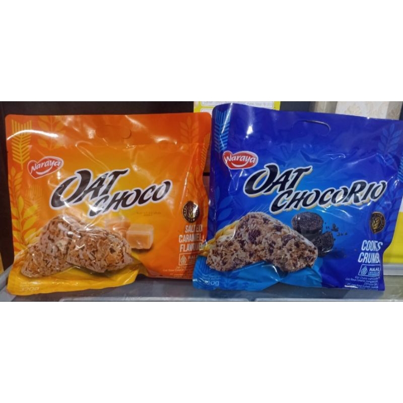 

Naraya Oat Choco All Variant Termurah / Naraya Oat Choco Cookies Crumbs / Naraya Oat Choco Pandan / Naraya Oat Choco Salted Caramel / Naraya Oat Choco Coklat / Naraya Oat Choco Original