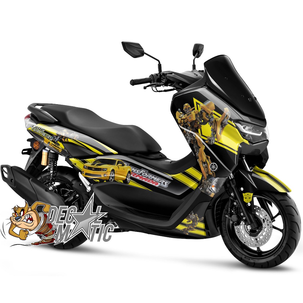 Decal Nmax  Stiker Full bodi Motor Yamaha N-Max OLD -  NEW NMAX Transformer Bumblebee