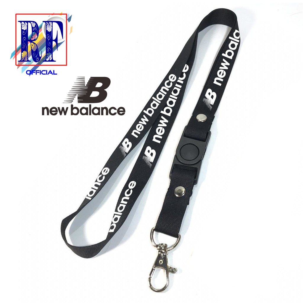 

Gantungan kunci NB NEW BALANCE apparel sport tali lanyard band gantungan leher id card name tag