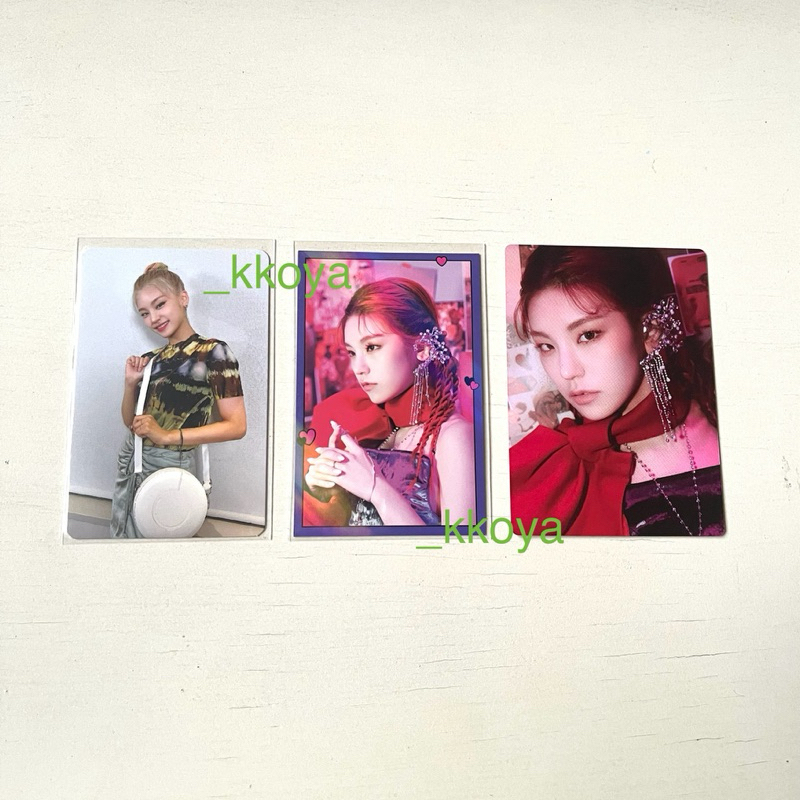 [ take all ] official itzy yeji photocard lightring guess who