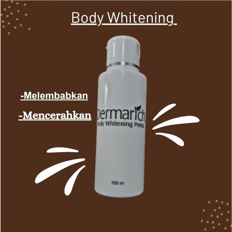 DERMARICH BODY WHITENING PRIMA Pemutih dan Sunscreen badan
