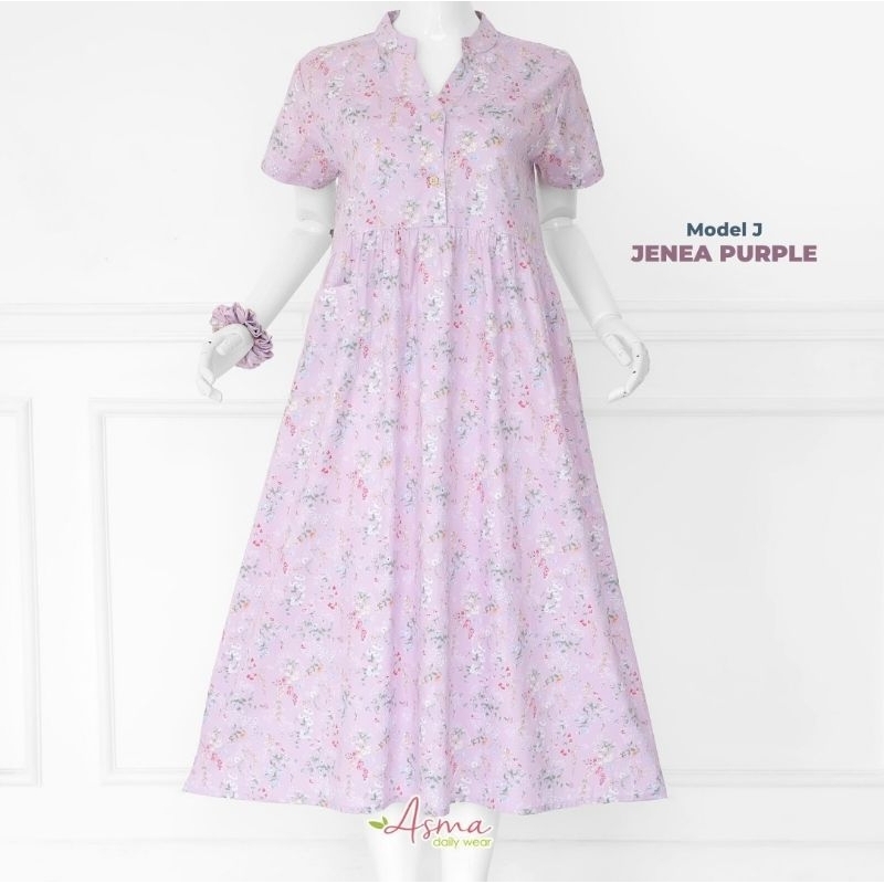 Model J Jenea Purple Homedress Daster Asma daily wear Asma dailywear Asmadailywear