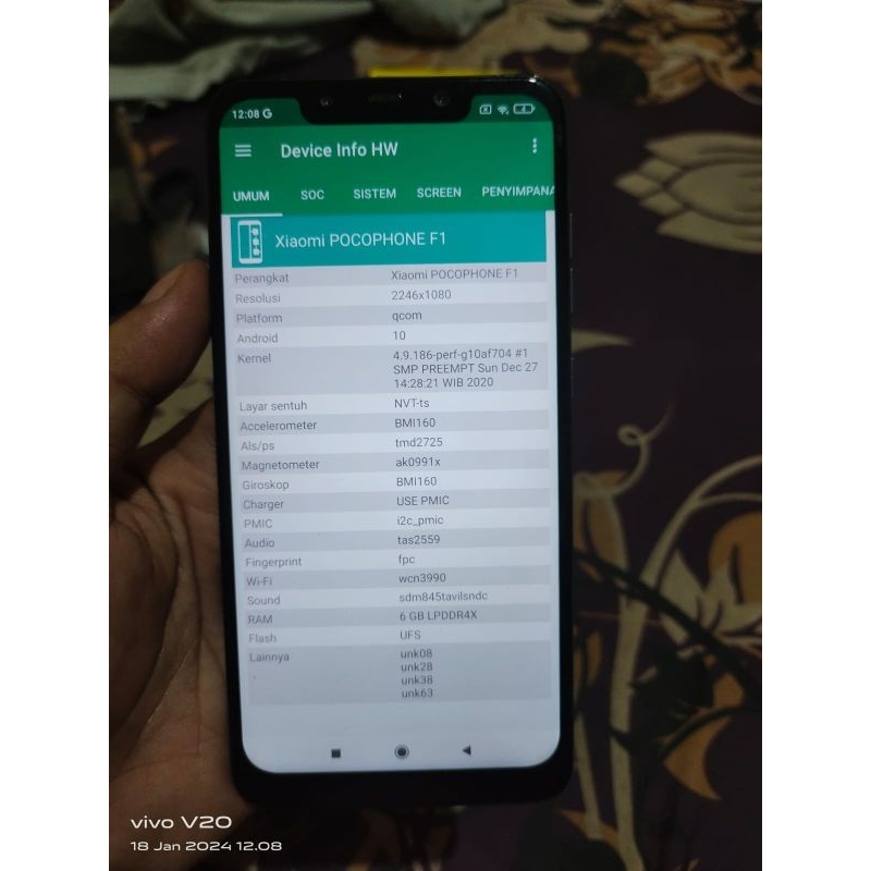 lcd copotan pocophone f1 nvt 10 touch