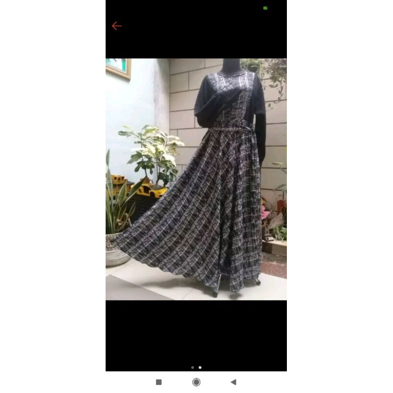 Gamis Yoris Motif Abstrak