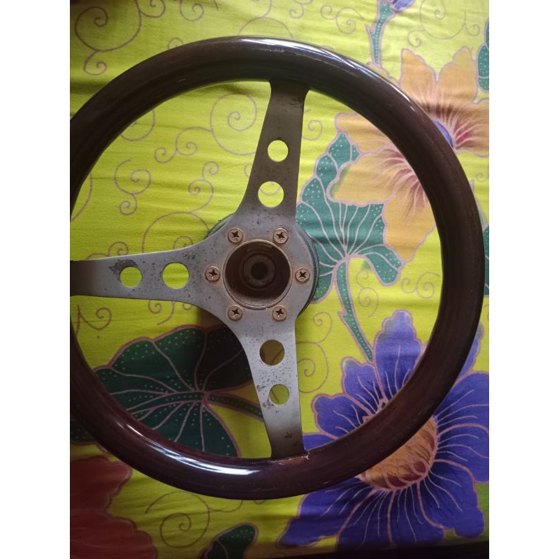 Stir mobil klasik kayu vintage asli