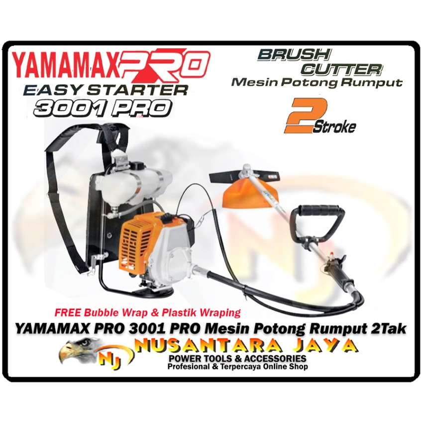 MESIN POTONG RUMPUT YAMAMAX PRO 3001 2TAK / BRUSH CUTTER 3001 2 TAK