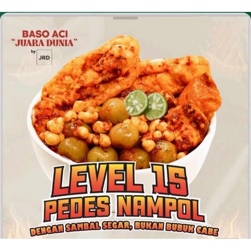 

Baso Aci Level 15 Pedes Nampol 20 PCS