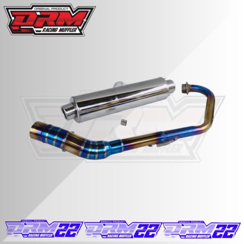 Knalpot CKD FU STANDARD BLUEE ( ANTI TILANG )  pnp VIXION SONIC VERZA BYSON MEGAPRO GL